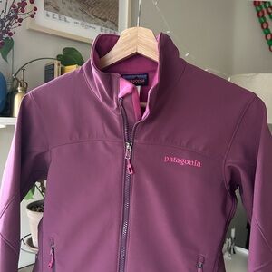 Patagonia Women's Adze Polartec Softshell Purple Jacket